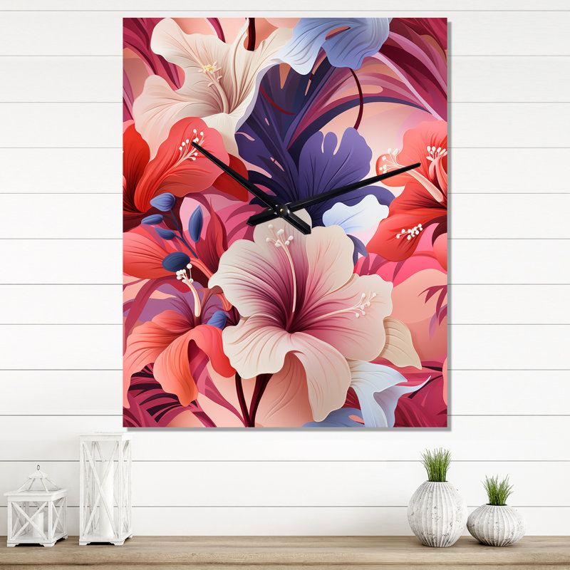 Janeanne - Horloges murales tropicales, Grand