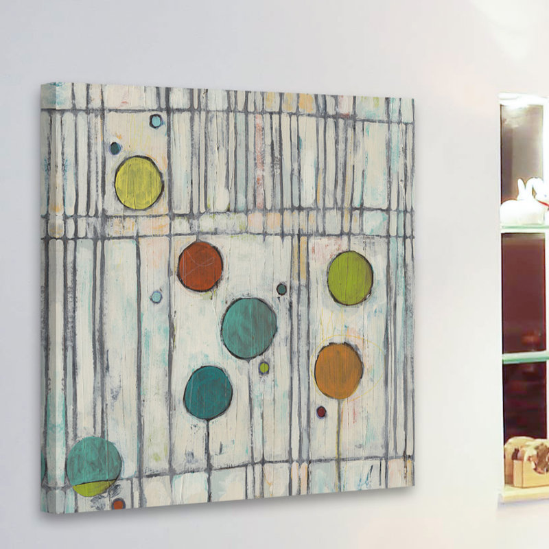 « suspendu arpeggio iv », reproduction d’art sur toile tendue, H 48 po x l 48 po x P 1,5 po