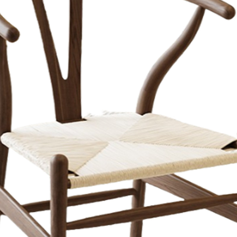 Chaise en bois massif avec dossier confortable