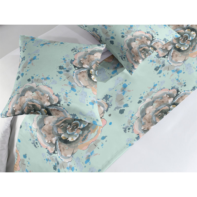 Ensemble de chemin de lit Ambesonne Roses, Grand lit