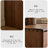 Retro Nut-Brown Solid Wood TV Stands