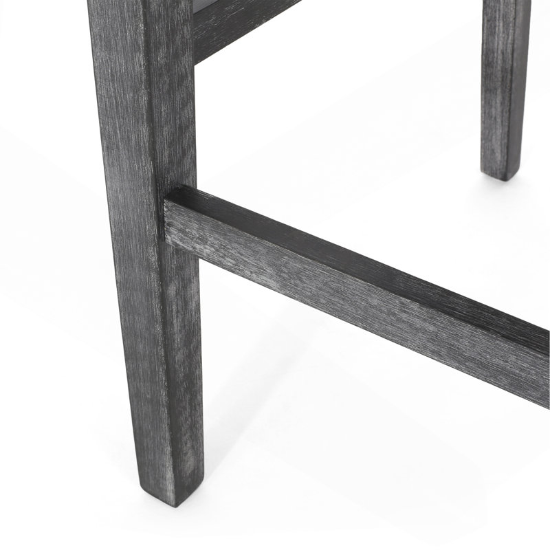 Ensemble de 2 tabourets de comptoir rembourrés de 30,5 pouces, 2, Gris clair