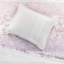 Housse de couette 2 pièces pour lit simple / simple en microfibre à motif cachemire floral en microfibre, 2 taies décoratives - étiquetée, douce et rétro, motif cachemire à boutons, lavable à la machine, fermeture, attaches intérieures, rose