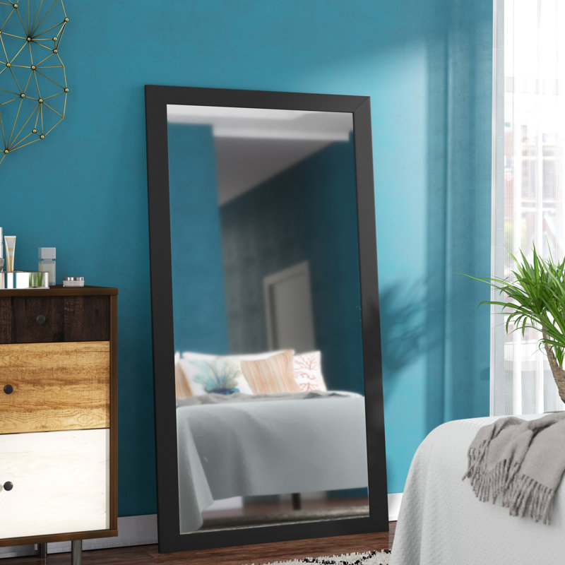 Flat Mirror, 65.5" H x 30.5" W, Brush Brown