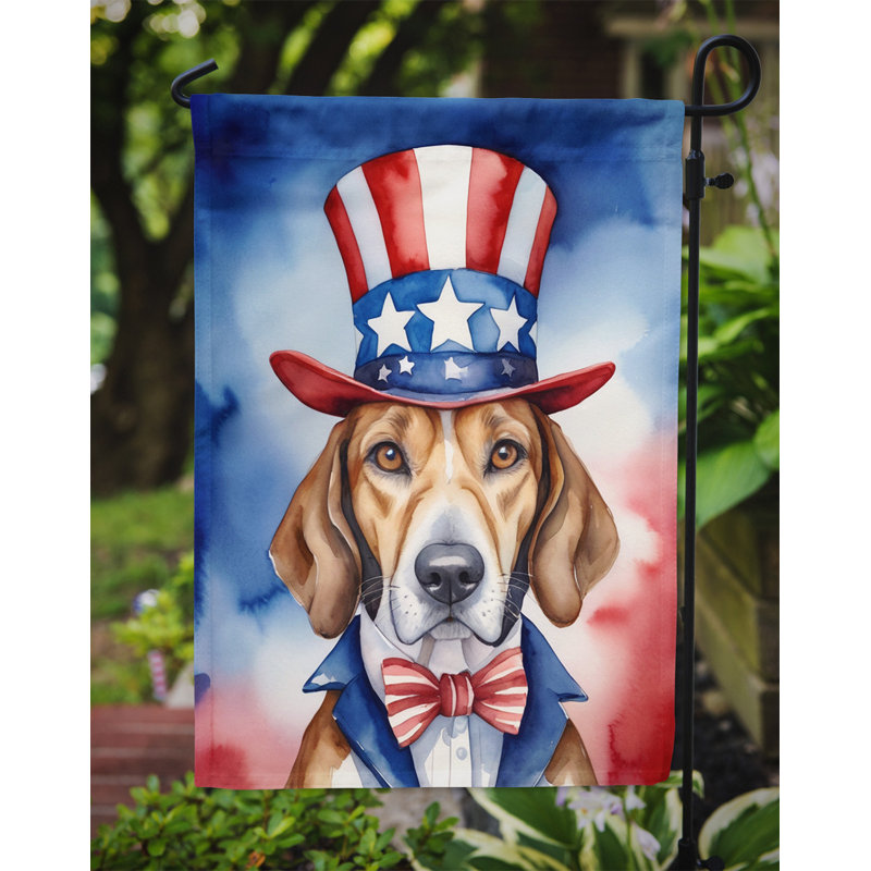 Drapeau patriotique du jardin américain, Foxhound anglais