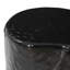 Dulcie End Table-Glossy Black Cast Aluminum