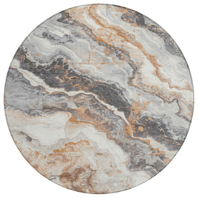 Tapis rond 8 po