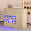 Bureau de réception avec lumières DEL, support d'affichage double couche, tiroir de table de réception en L avec serrure-1740154304-1722814936