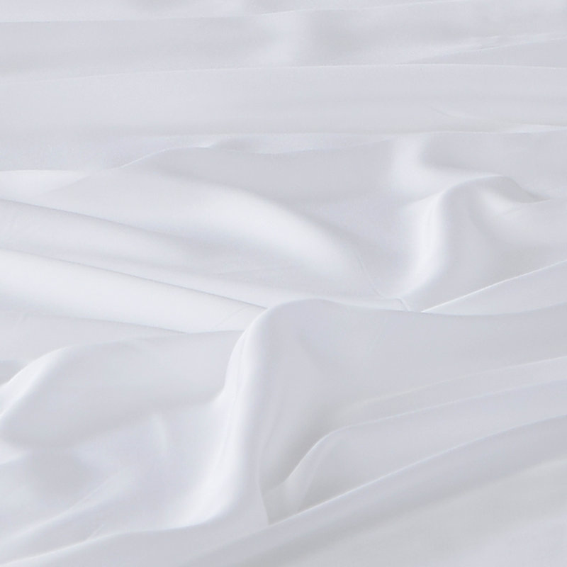 Southshore Fine Linens Bamboo Pillow Cases in Bright White, 100% Rayon from Bamboo 300 Thread Count Sateen Weave with Silky-Smooth Finish, 2 Pillowcases, Queen / Standard