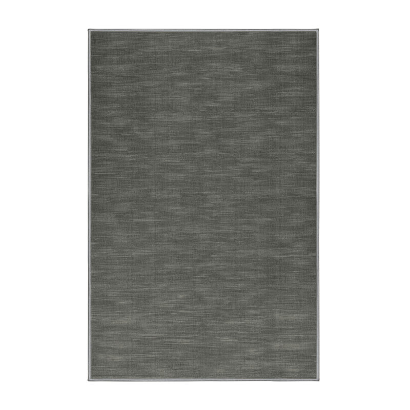 Machine Washable Solid Brown Area Rug, Rectangle 2' x 3'