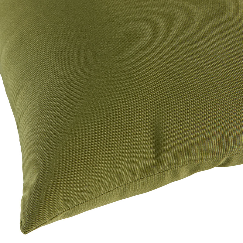 Henrich Indoor/Outdoor Striped Lumbar Pillow, Summerside Green