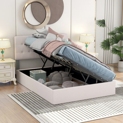 Latonja Upholstered Platform Storage Bed