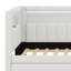 Lit plateforme tapissier avec ports USB et ceinture à DEL, avec 2 tiroirs-2111193503