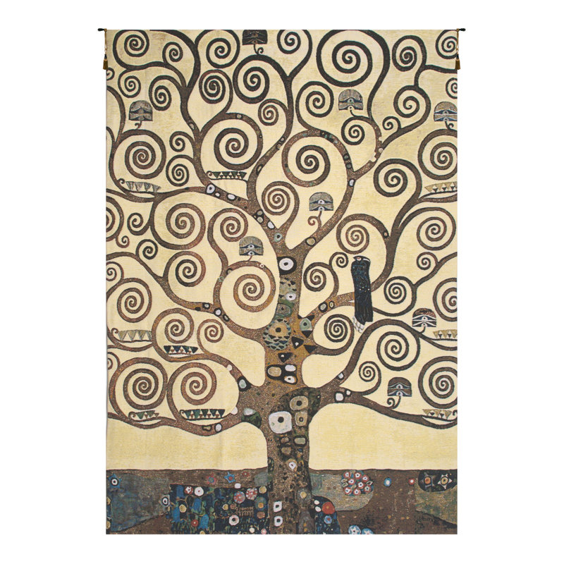 Loom Woven Cotton Blend Wall Hanging, 38" H x 26" W