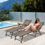 Chaise longue simple inclinable Shoucair-1652960718