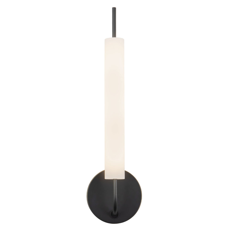 Wick 20-in Black dimmable LED Wall Sconce, Oil Rubbed Bronze