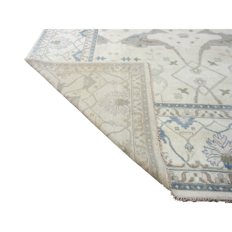 Tapis ivoire 12 x 20 Oushak