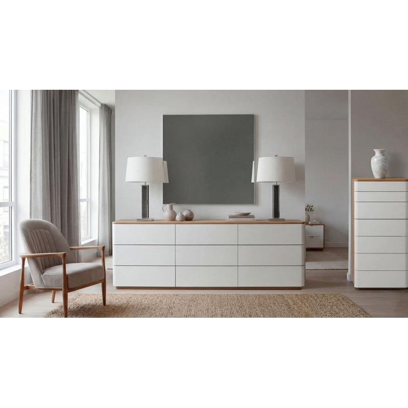 Seoul 9-Drawer Dresser, Natural