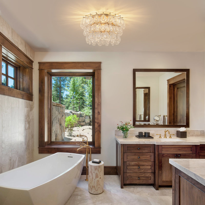 Glass Flush Mount