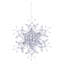 Ornement en métal en flocon de neige en forme de noël