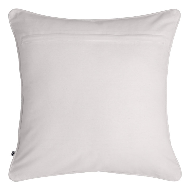 Sabrosa Square Pillow Cover & Insert, White/Blue Abstract 