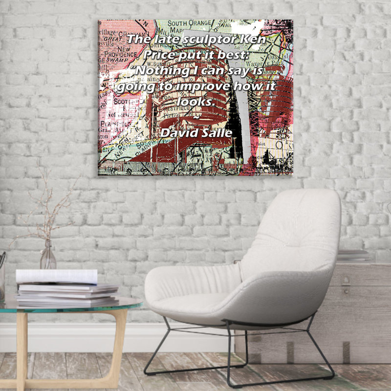 ArtsyQuotes Gallery Wrapped Canvas By David Salle: "The late sculptor Ken Price put it best: "Nothing I can say is going to improve how it looks."