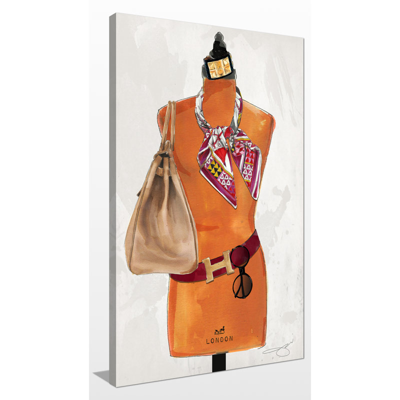 «Dress for Success», reproduction, Toile tendue, H 40 po x l 24 po x P 1,5 po