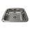 Brightwork 17.5'' L Stainless Steel Single Basin Kitchen Sink