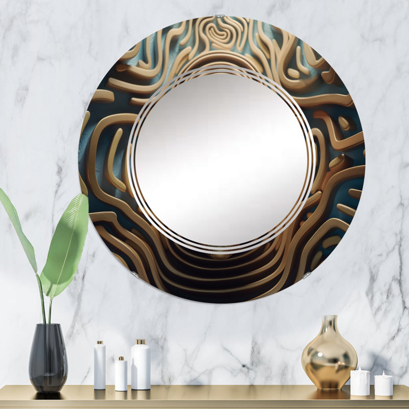 Miroir mural Sebastianne, 32 po x 32 po