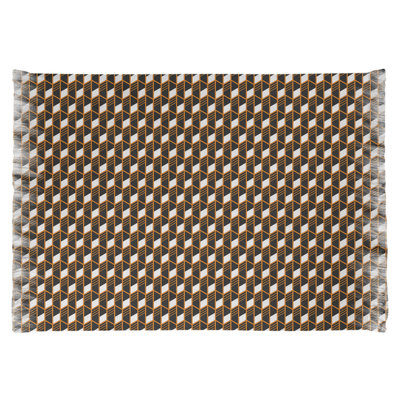 Tapis jaune/noir rayures classic Mcguigan