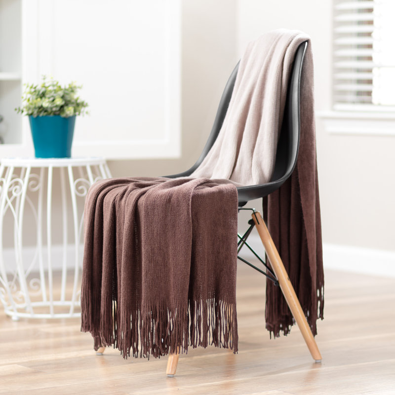 Gradual Gradient Super Soft Throw, Fudge