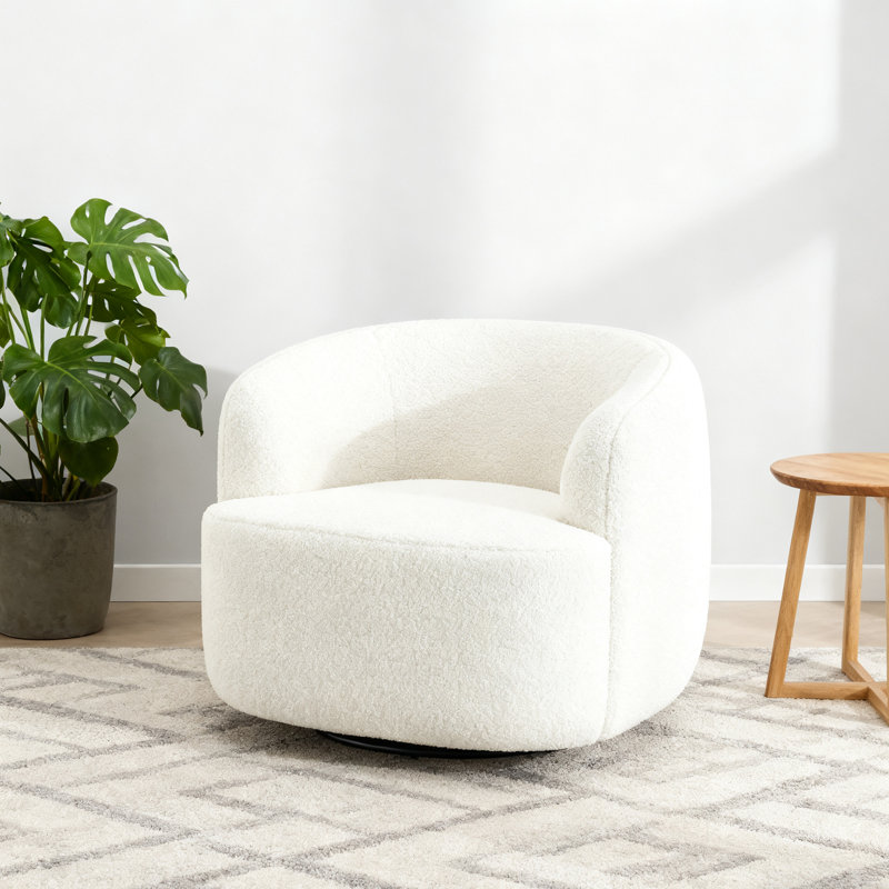 Chaise pivotante rembourrée Modern