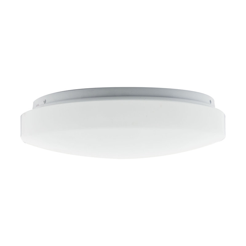Plafonnier encastré rond 1 lumière DEL sélectionnable, H 3,04 po x l 11,54 po x P 11,54 po