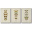 Ensemble de 3 papillons encadrés sur toile,-97710523-97710524