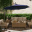 Aya-Rose 114.96'' Lighted Cantilever Umbrella-272200960