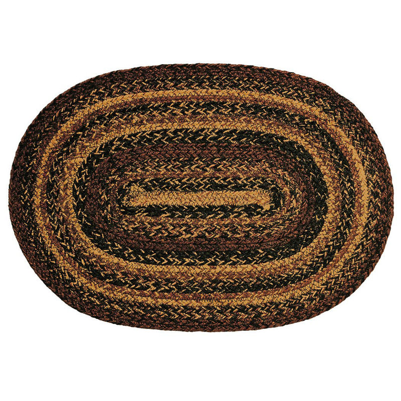 Chalres Area Rug, Brown/Beige, 19"L x 13"D