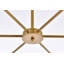 Lustre linéaire moderne Spoutnik à 6 lumières Caisha-71050014-71050011