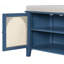 Banc à chaussures en rotin indémodable avec coussin et poignées plaquées or Timeless-1793297139