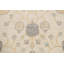 Tapis décoratif en laine de conception unique Ivoire 9 pi 1 po x 12 pi noué à la main New Age Khotan