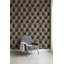 Papier peint en cuir capitonné, motif à boutons et matelassage en losanges, fresque murale-676020466