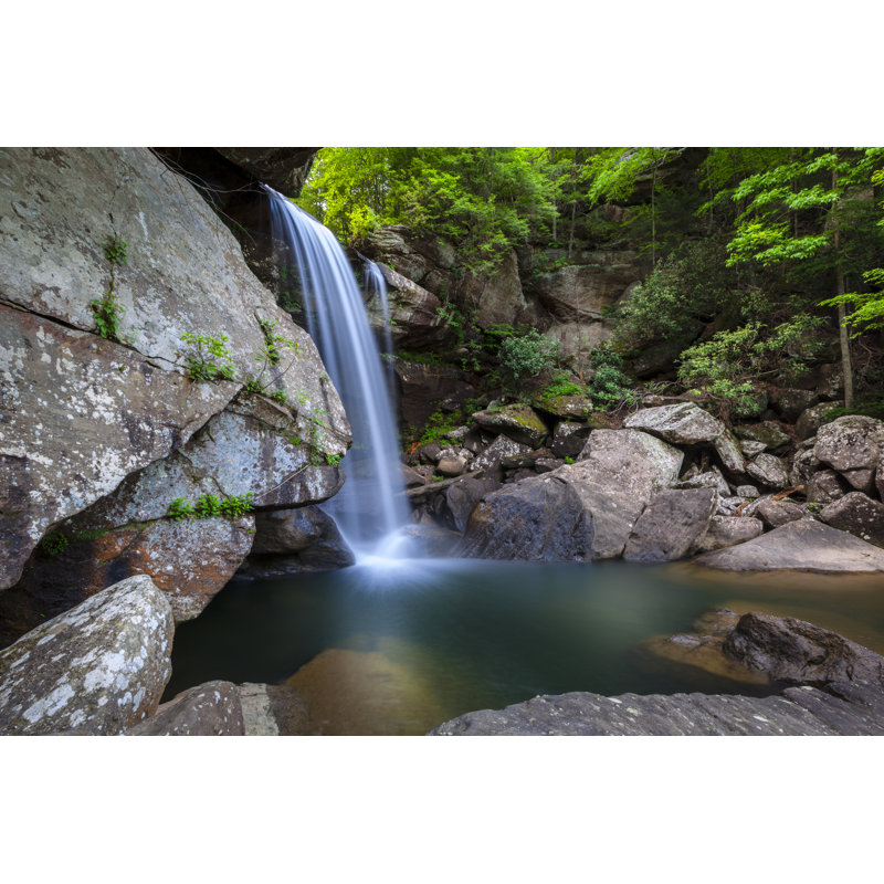 Lockington Eagle Falls - Wrapped Canvas Print, 81cm H x 122cm W x 3.8cm D