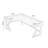 Nut-brown L-Shaped Solid Wood writing desk-118614637
