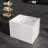 Tidal 35''  Acrylic Freestanding Tub With Seat, Deep Soaking Acrylic Bathtub with Overflow Drain