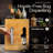 Bamboo Trash Bag Dispenser & Bag Holder