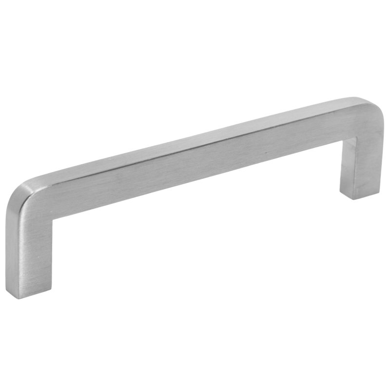 Rectangular Cabinet Pull, Satin Black, 8"