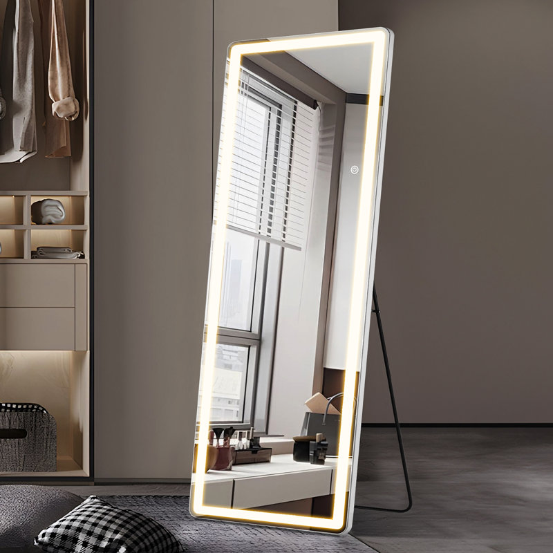 Miroir mural DEL, 71 po x 26 po