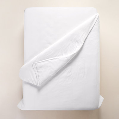 Cotton Blend, Polyester No Pattern Duvet Cover