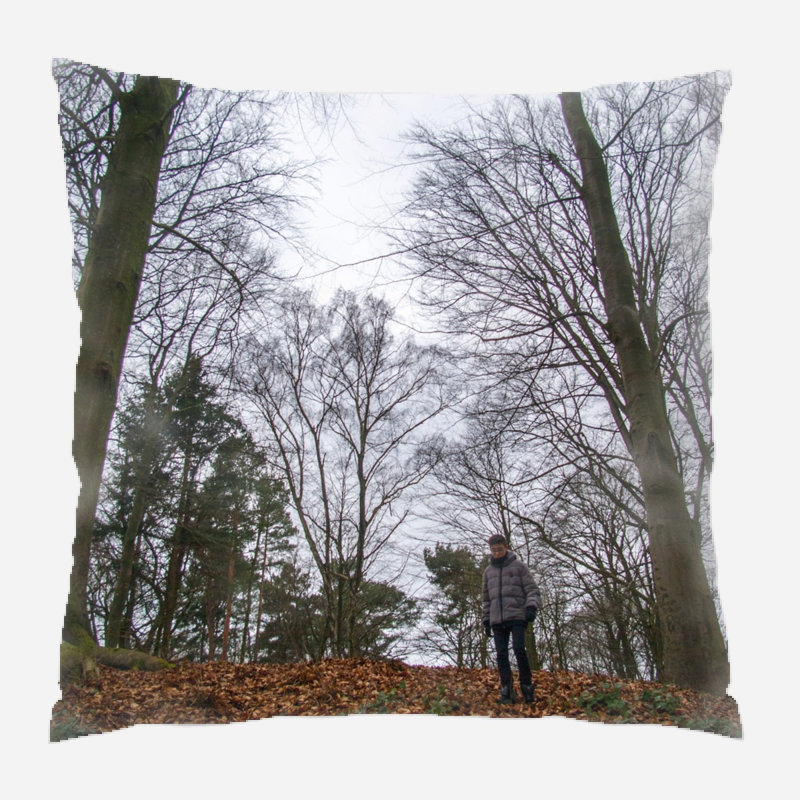Coussin de forêt Eckman, Microsuède, Intérieur