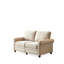Rangement en beige - construction solide, coussin de siège en mousse confortable avec cadre, cadre-1819525974