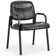 Stackable Leather Seat Waiting Room Chair with Metal Frame